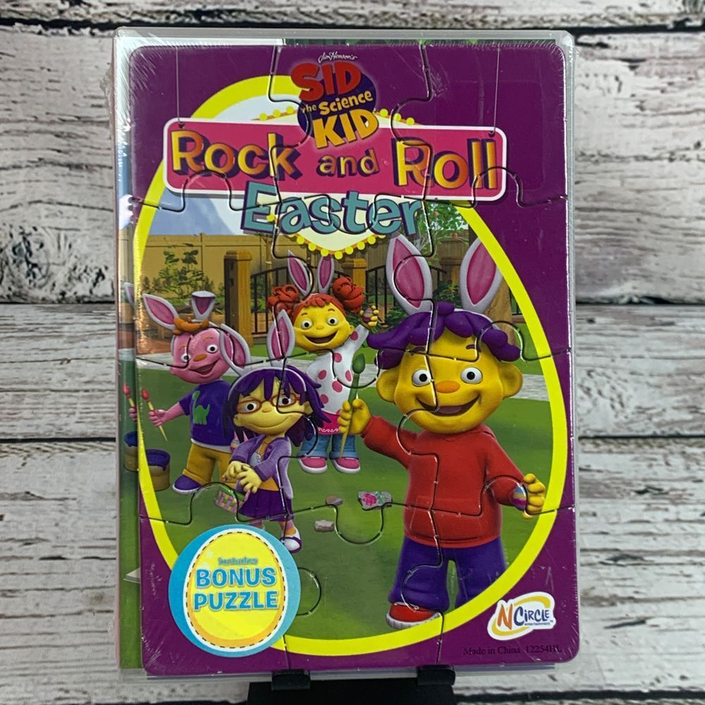 Sid the Science Kid Rock and Roll Easter‎ DVD with Bonus Puzzle Kids Show NEW